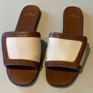 J. Crew Framed Slide Sandals, size 8